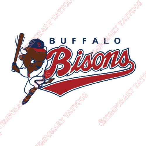 Buffalo Bisons Customize Temporary Tattoos Stickers NO.7932